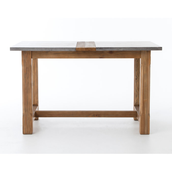Joss & Main Cairns Counter Height 60'' Stone Trestle Dining Table Wayfair